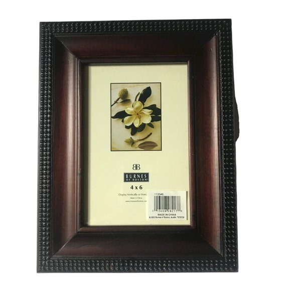 Burnes of Boston 4x6 Dark Walnut Frame - Picture 1 of 5